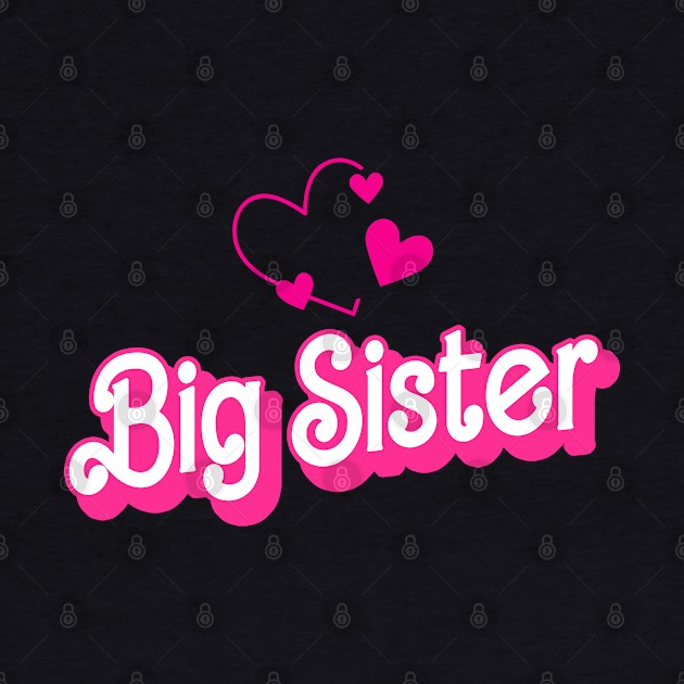 Funny Big Sister Gifts Girls Womens Big Sister by KsuAnn